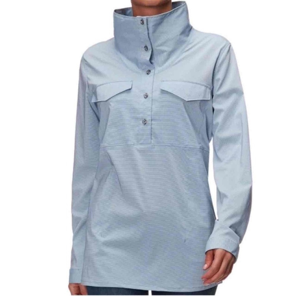 Mountain Hardwear Citypass Striped Popover Shirt / SZ L